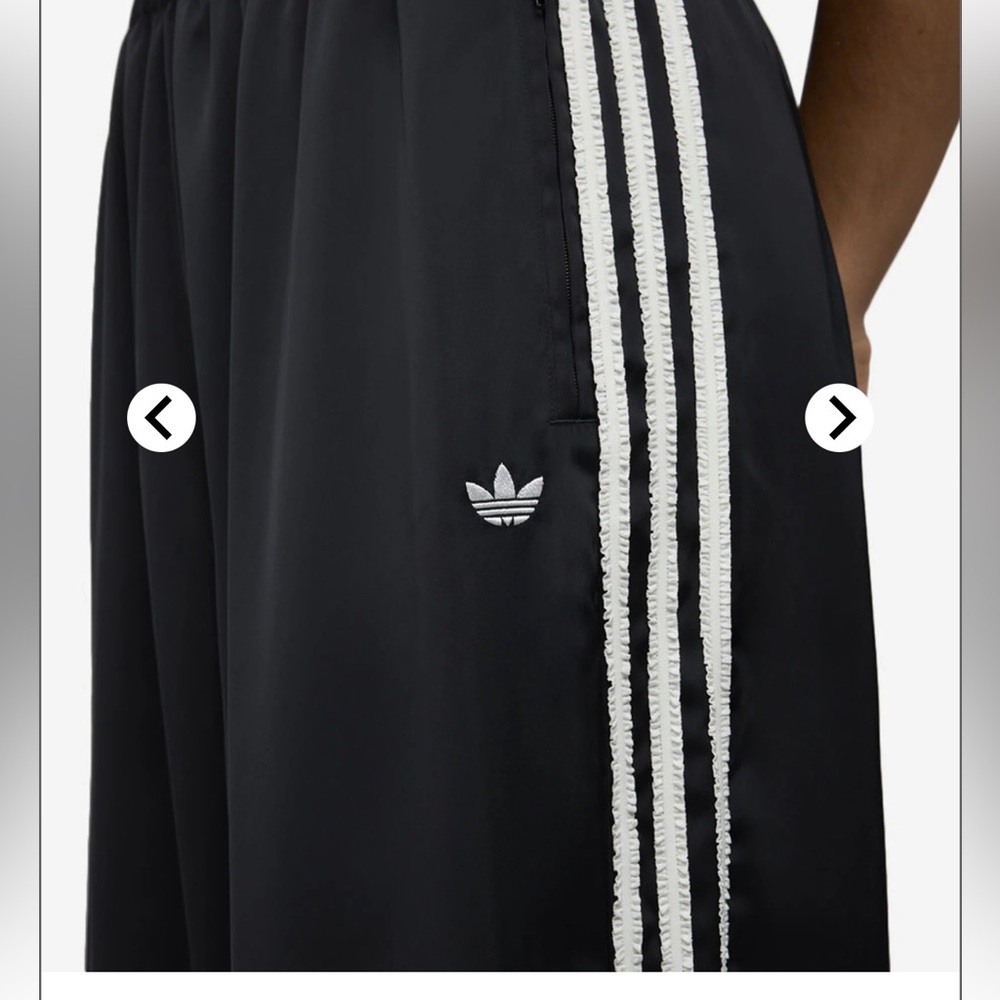 Adidas Satin Wide Leg Pants - Picture 2 of 2
